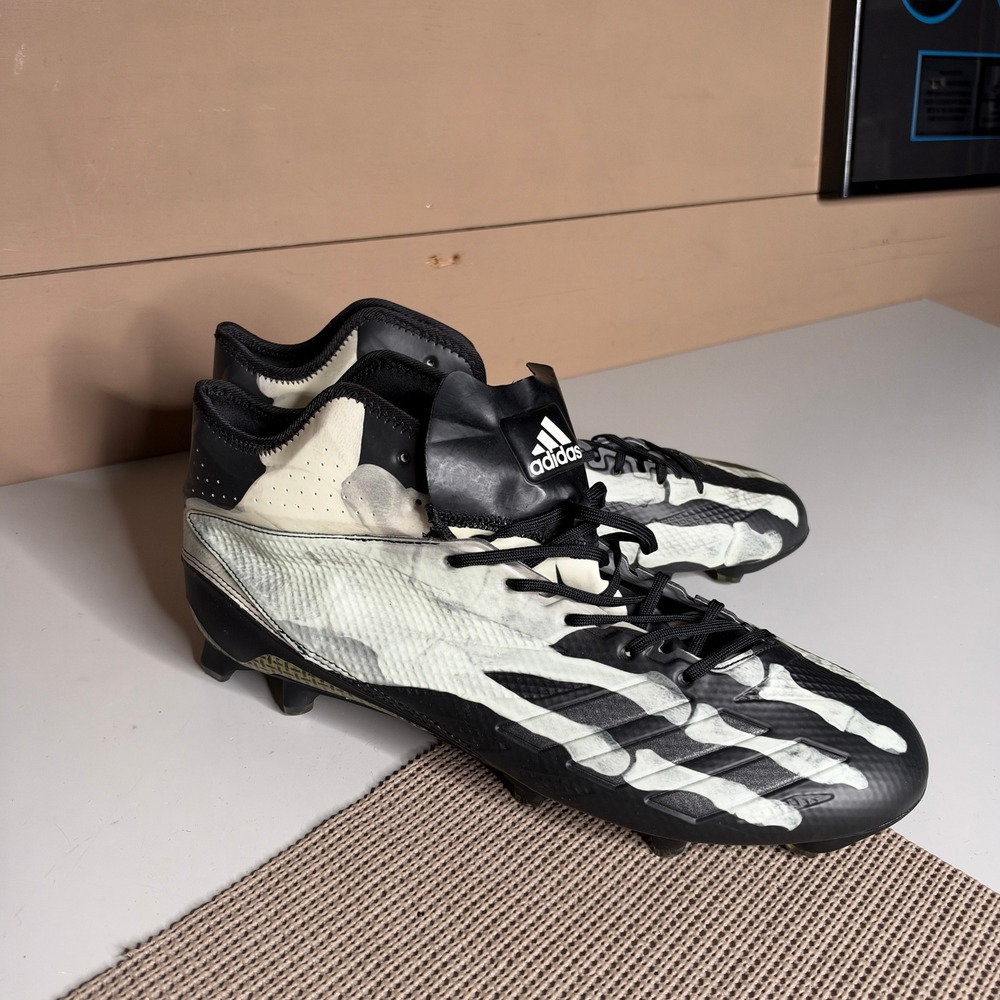 Adidas Freak X Kevlar Unearthed Skeleton Glow in Dark Football Cleats Mens Black